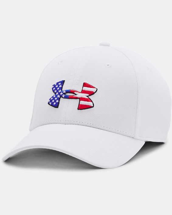 Men's UA Freedom Blitzing Hat, White, pdpMainDesktop image number 0